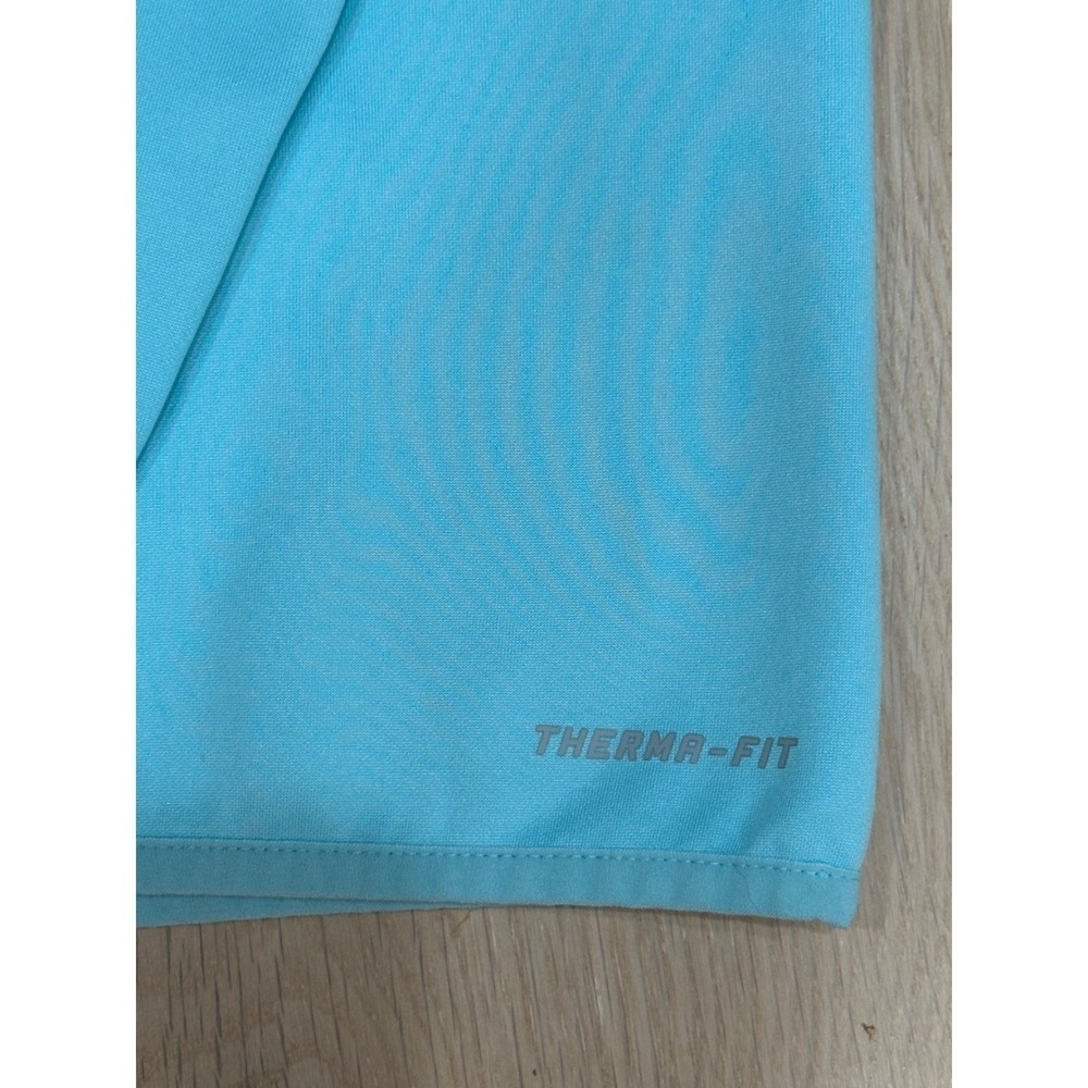 Nike Therma Fit Pullover Hoodie Aqua Blue Long Sleeve Sweatshirt Teen Size  L - Picture 4 of 9